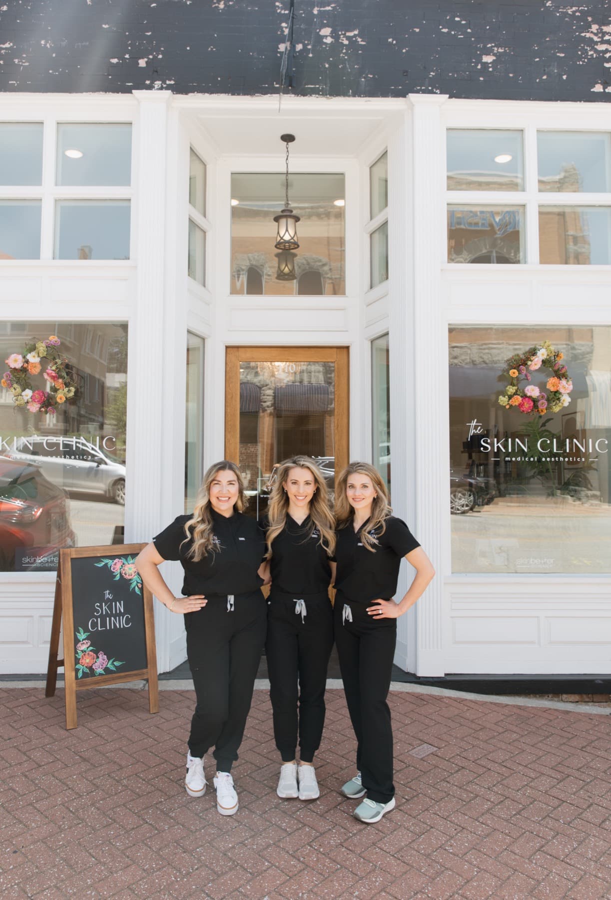 The Skin Clinic storefront in downtown Siloam Springs